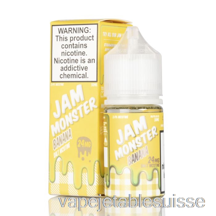 Vape Suisse Banane - Confiture Monstre Sels - 30ml 48mg